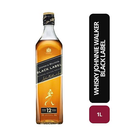 Whisky Johnnie Walker Black Label - 1L