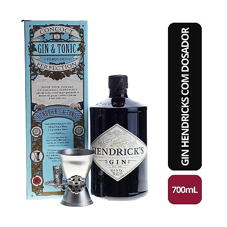GIN HENDRICKS COM DOSADOR - 700ML