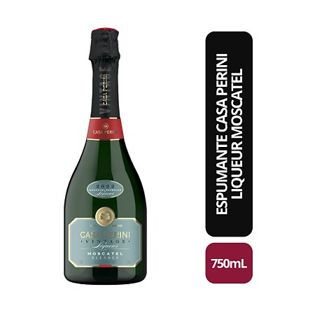 ESPUMANTE CASA PERINI VINTAGE LIQUEUR MOSCATEL - 750ML