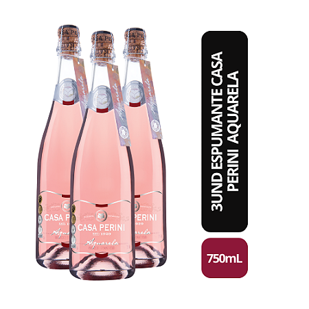 Trio Espumante Casa Perini Aquarela  - 750ML