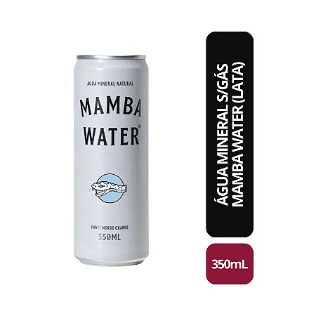 Água Mineral Mamba Water sem Gás 350ml – Pack 24 Unid