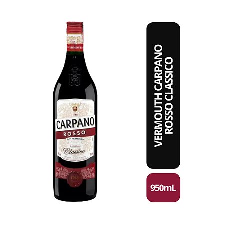VERMOUTH CARPANO ROSSO CLÁSSICO - 950ML