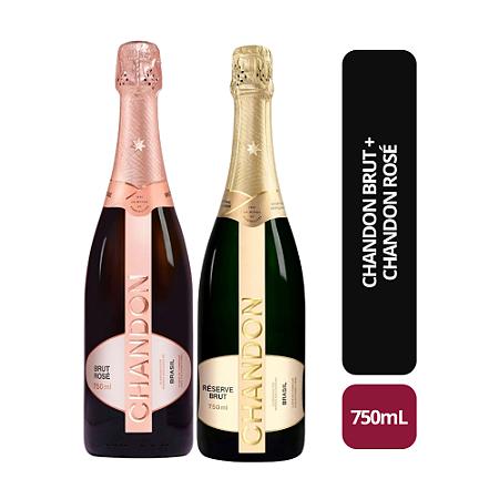 Kit de Espumantes – Chandon Brut + Chandon Rosé