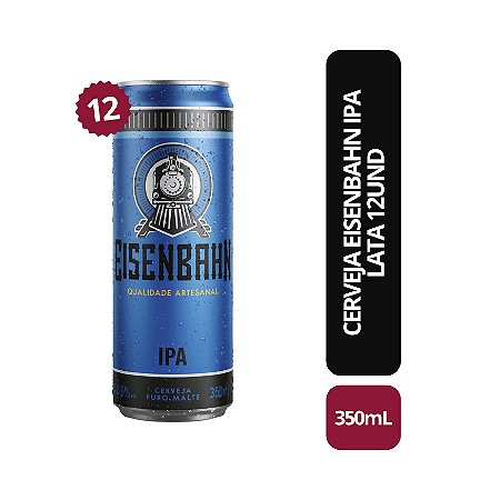 Cerveja Eisenbahn IPA Lata 350ml - 12 Unid
