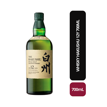 Whisky Hakushu 12 Anos Single Malt Japonês 700ml