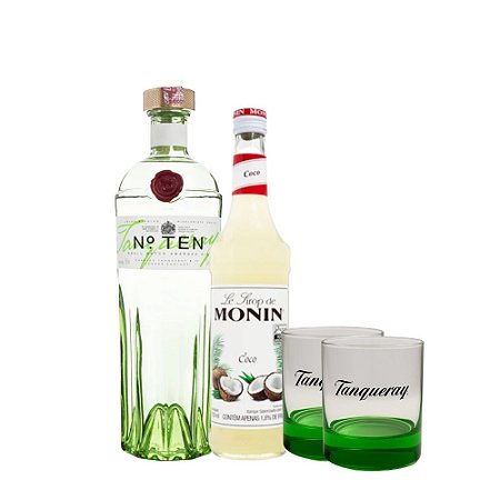 Combo Tanqueray Ten Tropical Fusion +2 Copos