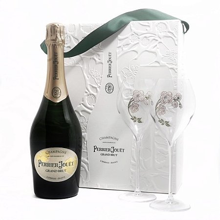 Champagne Perrier-Jouët Grand Brut com 2 Taças – 750ml