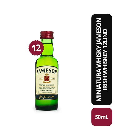 Miniatura Whisky Jameson Irish Whiskey – 50ml