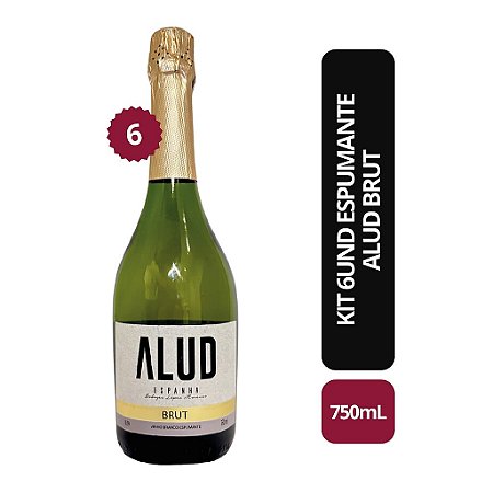 BOX 06 UND Espumante Alud Brut - 750ml