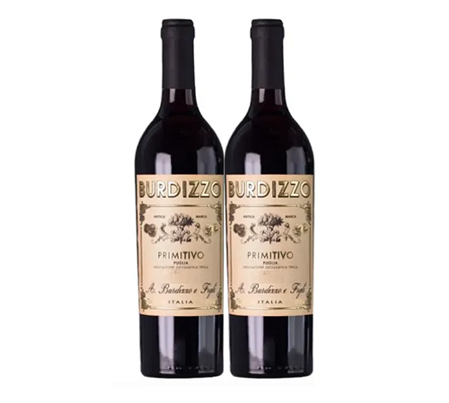 Kit 2 Unidades Burdizzo Primitivo Puglia Tinto 750ml