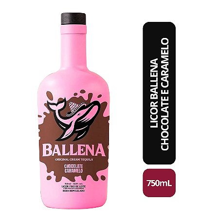 Licor Ballena Chocolate e Caramelo 750ml