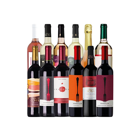 Kit de 12 Vinhos Mistos Outono 2026