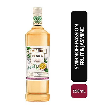 SMIRNOFF PASSION FRUIT & JASMINE - 998ML