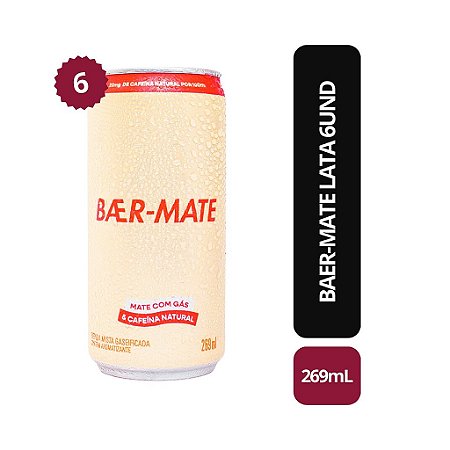 Bebida Mista Baer-Mate Lata 6und - 269ml