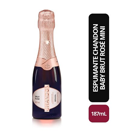 Espumante Chandon Baby Brut Rose Miniatura - 187ml