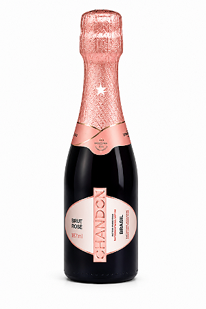Kit 10 Espumantes Chandon Baby Brut Rose Miniatura - 187ml