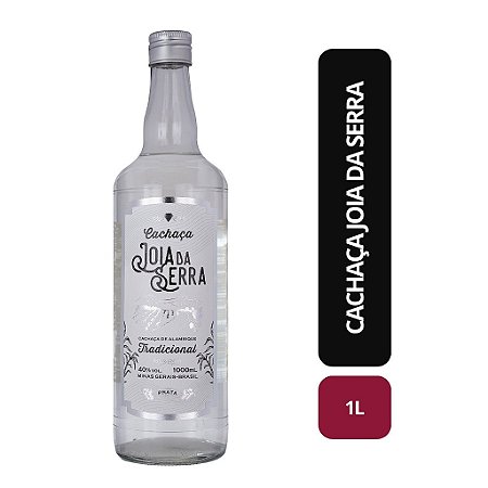 Cachaça Joia da Serra Prata | Tradicional - 1 L