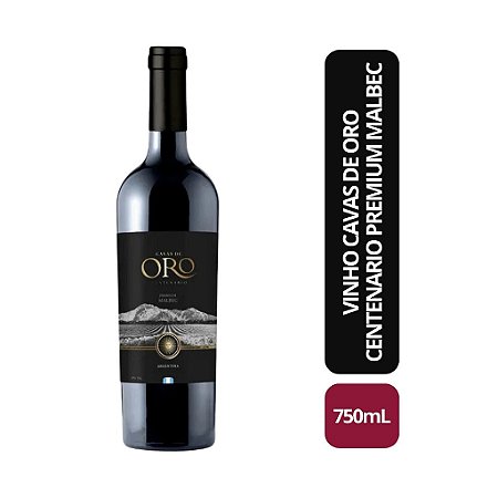 Vinho Cavas de Oro Centenario Premium Malbec - 750mL