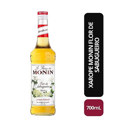 XAROPE MONIN FLOR DE SABUGUEIRO (ELDERFLOWER) - 700ML