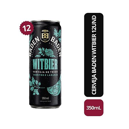 Cerveja Baden Witbier 350ml - 12 Unid