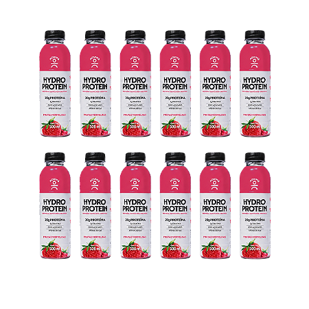 Moving Hydro Protein Frutas Vermelhas - Caixa com 12 Garrafas de 500ml