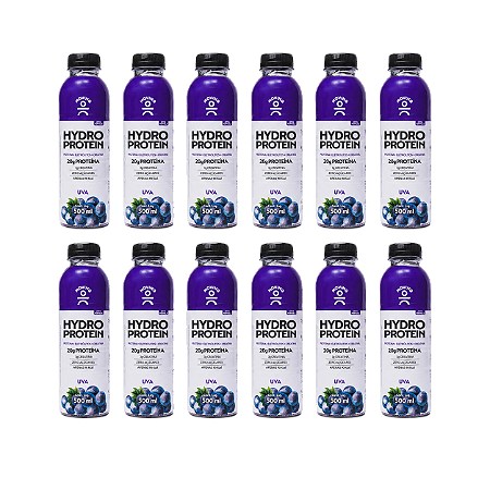 Moving Hydro Protein Sabor Uva – Caixa com 12 Garrafas de 500ml