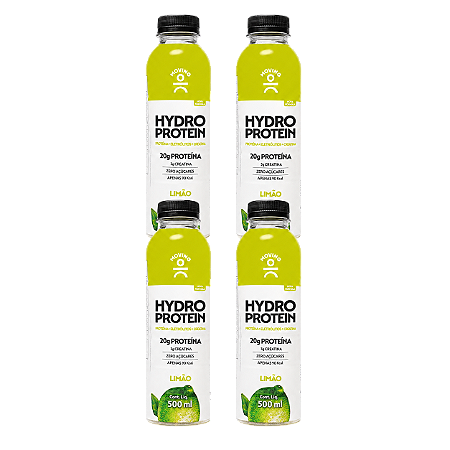 Moving Hydro Protein Creatina Limão - Caixa com 4 Garrafas de 500ml
