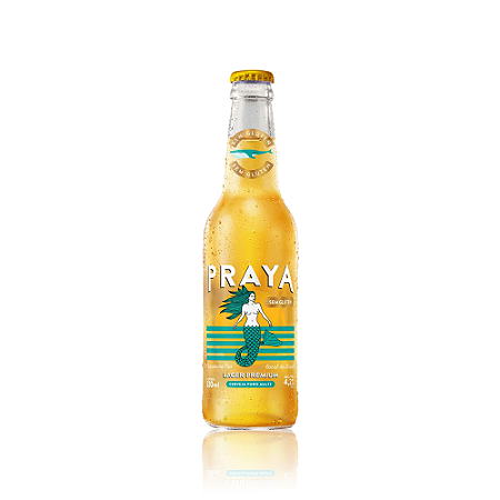 Cerveja Praya Puro Malte Long Neck 330ml - Caixa com 24 Unidades