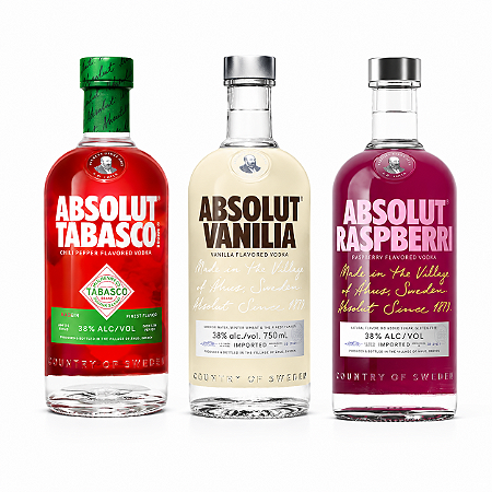Kit Vodka Absolut Sabores