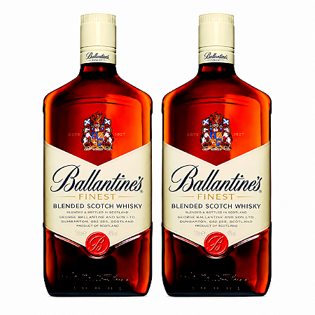 Pague 1 Leve 2 Whisky Ballantines Finest Escocês - 1L