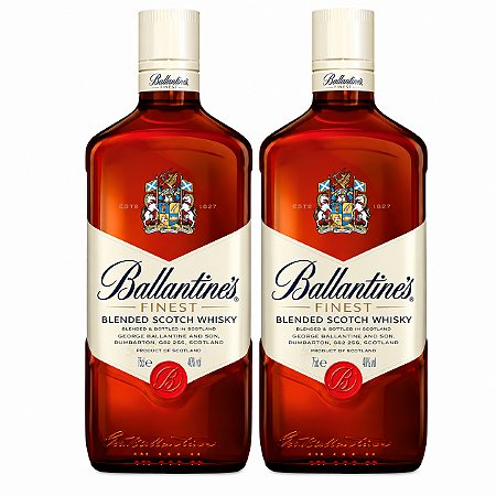 PAGUE 1 LEVE 2 Whisky Ballantines Finest Escocês - 750ml
