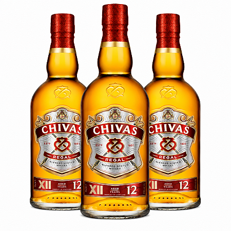 Kit Leve 3 Pague 2 | Whisky Chivas Regal 12 Anos 750ml