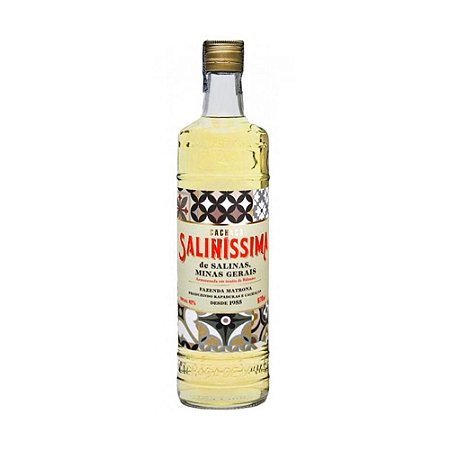 Cachaça Saliníssima Ouro - 670ml