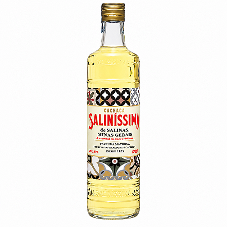 Cachaça Saliníssima Ouro - 670ml