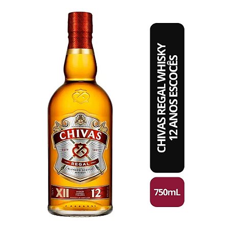 Whisky Chivas Regal 12 Anos Escocês - 750ml