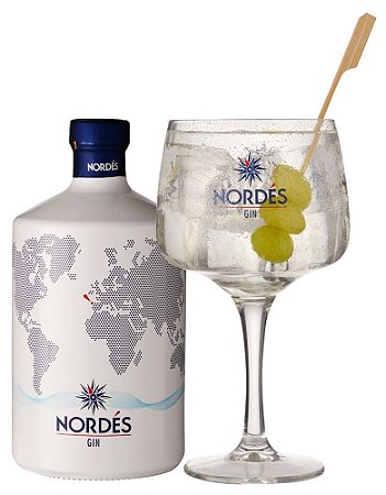 Gin Nordés + 1 Taça de Vidro - 700ml