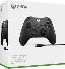 CONTROLE XBOX SERIES PRETO + CABO USB TYPE-C