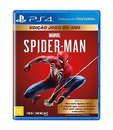MARVEL® SPIDER-MAN EDIÇÃO JOGO DO ANO - PS4