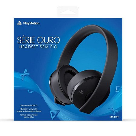 HEADSET PLAYSTATION 4 SÉRIE OURO