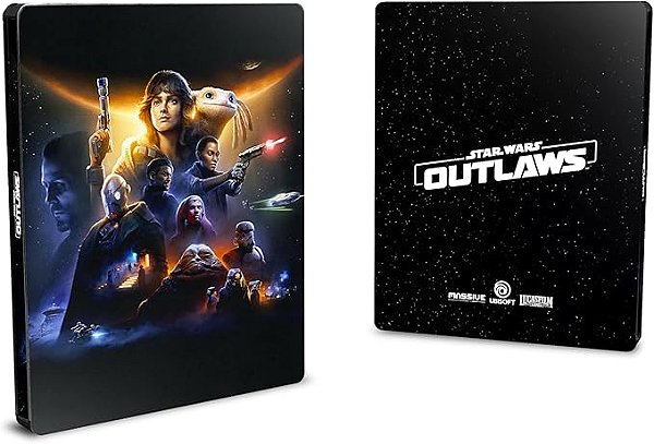 STAR WARS OUTLAWS EDIÇÃO STEEL BOOK - PS5