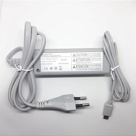 FONTE GAMEPAD NINTENDO WII U 110V