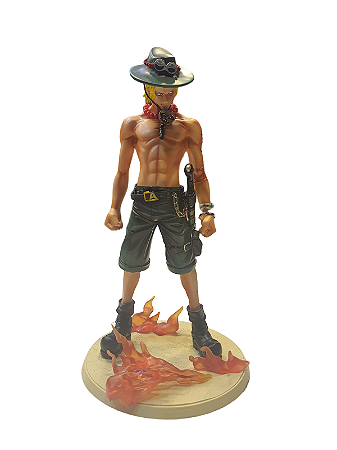 ESTÁTUA ONE PIECE: PORTGAS D. ACE (VERDE)