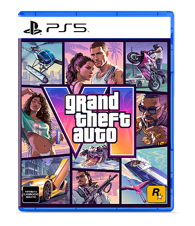 GRAND THEFT AUTO VI - PS5 - VERSÃO STANDARD - PRÉ-VENDA