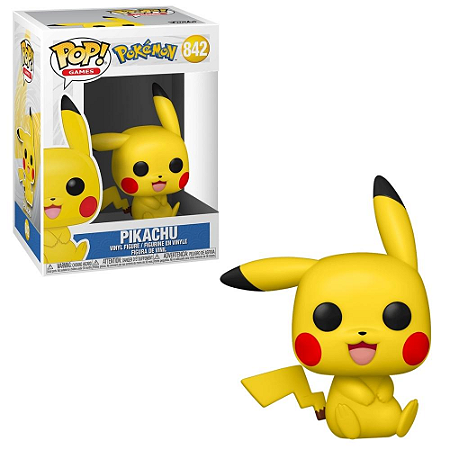 BONECO FUNKO POP! POKÉMON - PIKACHU SITTING 842