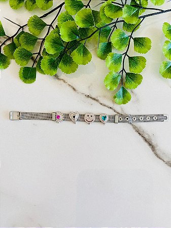 Pulseira Relógio Prata