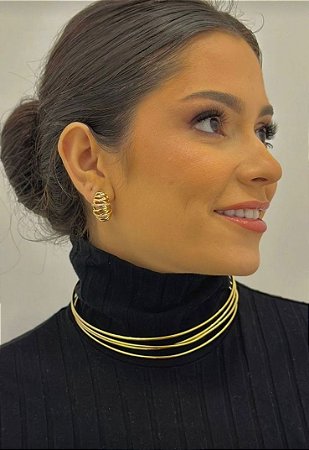 Choker Aro 4 Fios