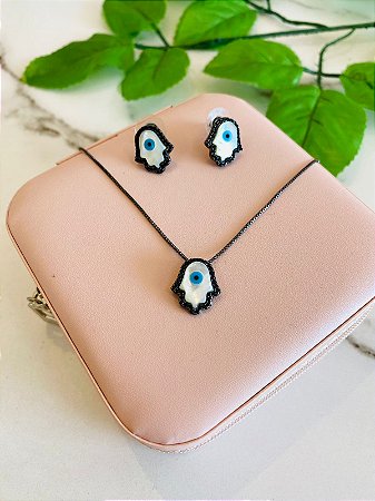 Conjunto Olho Grego Mao