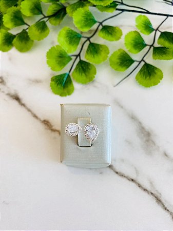 Anel Cristal Prata