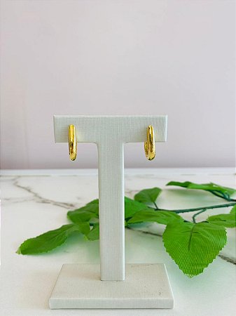 Argola Lisa Dourada