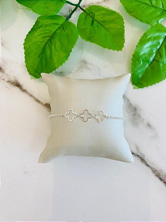 Pulseira Prata Cruz
